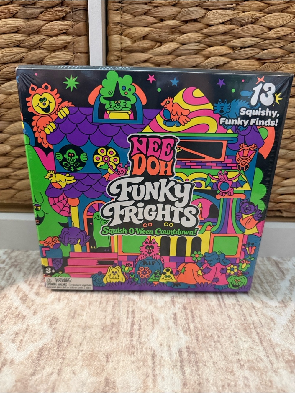 NeeDoh Funky Frights Squish-O-Ween Countdown 13pc Halloween 2026 NEW SEALED